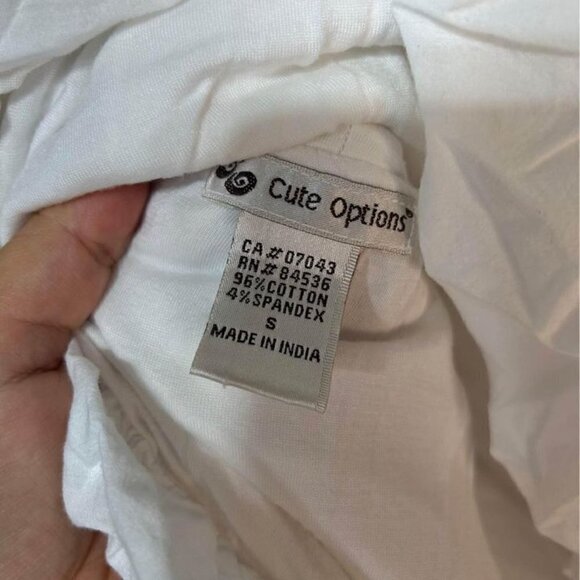 Woman’s balloon lined skirt. Fold over waist. Pockets. Size small. Stretchy! - Picture 7 of 9